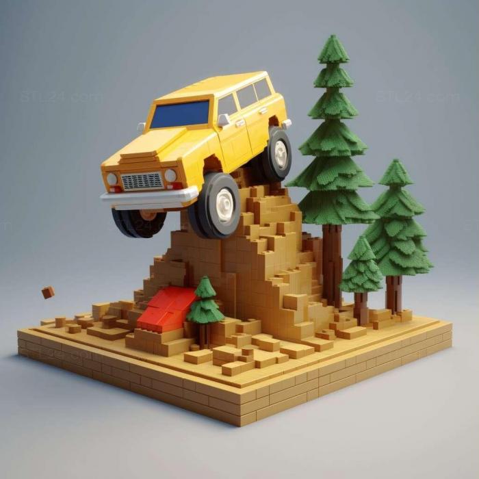Games (LEGO Stunt Rally 2, GAMES_9910) 3D models for cnc